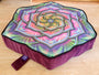 flower of life yoga cushion