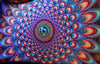 trippy tapestry contemporary digital art